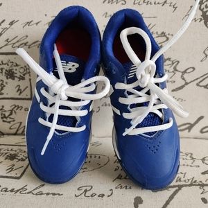 New Balance cleats blue kids 11W